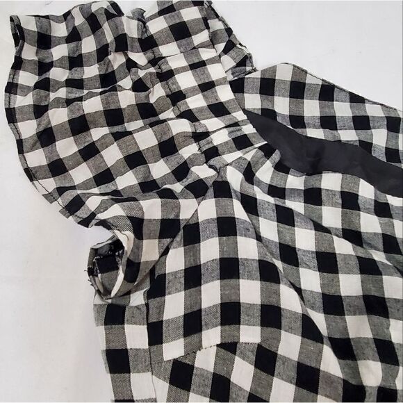 Lulus Check Please Off Shoulder Gingham Dress Nwt - Picture 11 of 12